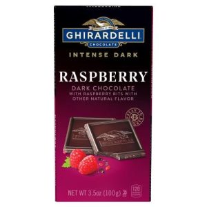 Intense Dark Raspberry Dark Chocolate Bar (Case of 12)